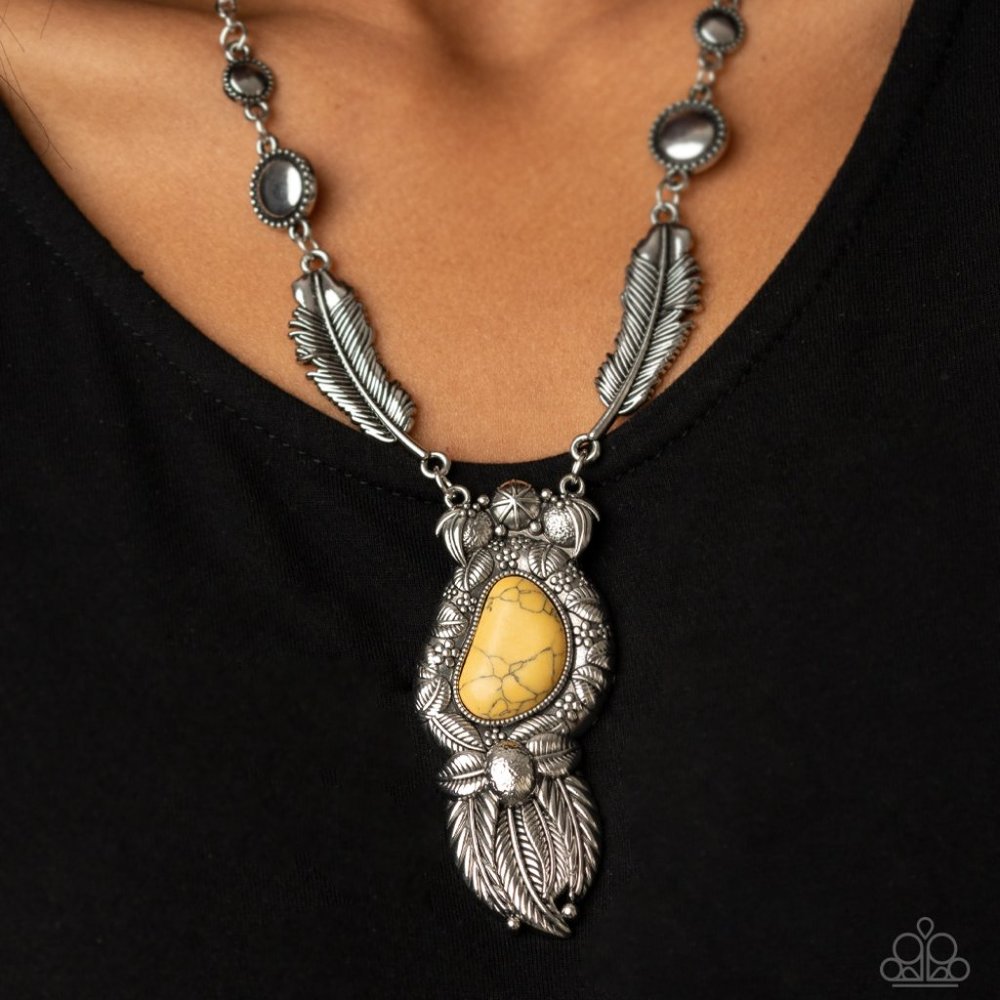 Ruler of The Roost - Yellow Necklace